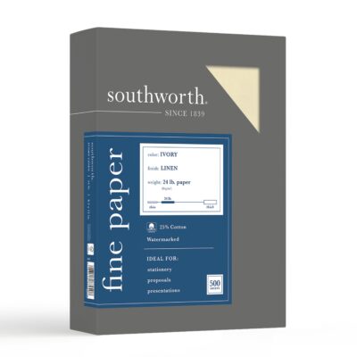 Business Paper, 25% Cotton Ivory, 24 lb. (564C) - Southworth