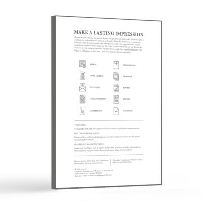 100x Ivory Cotton Fiber Resume Paper Legal-Size For Invitations