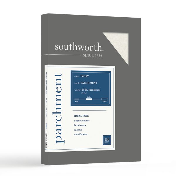 Ivory parchment paper Southworth