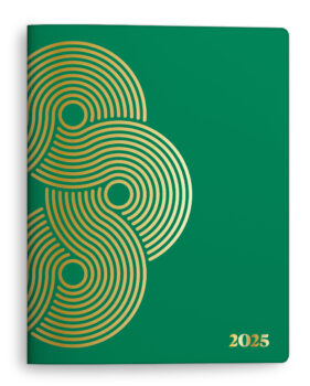 2025 Bold Green Geo Flex Planner